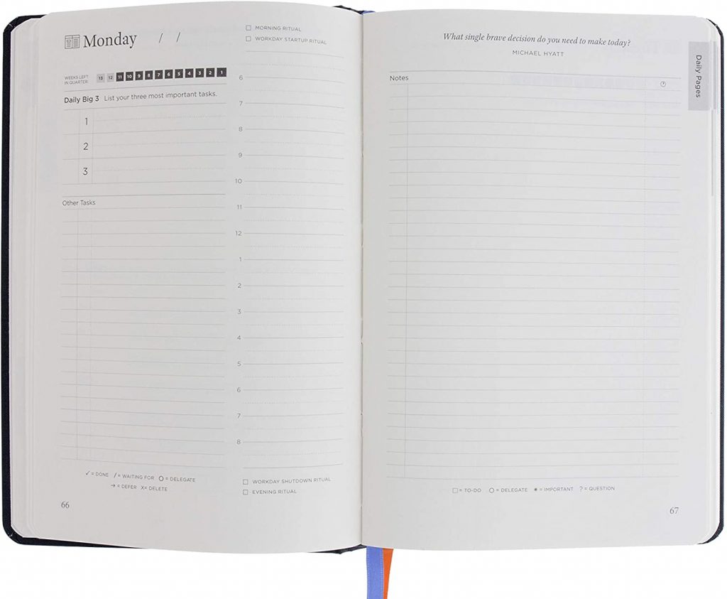 The Full Focus daily planner for freelancers