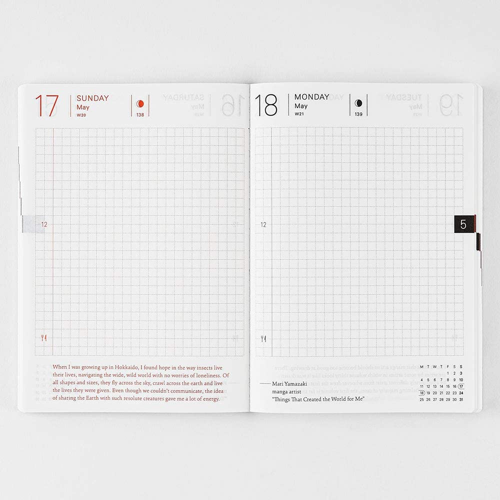 Hobonichi daily planner for freelancers