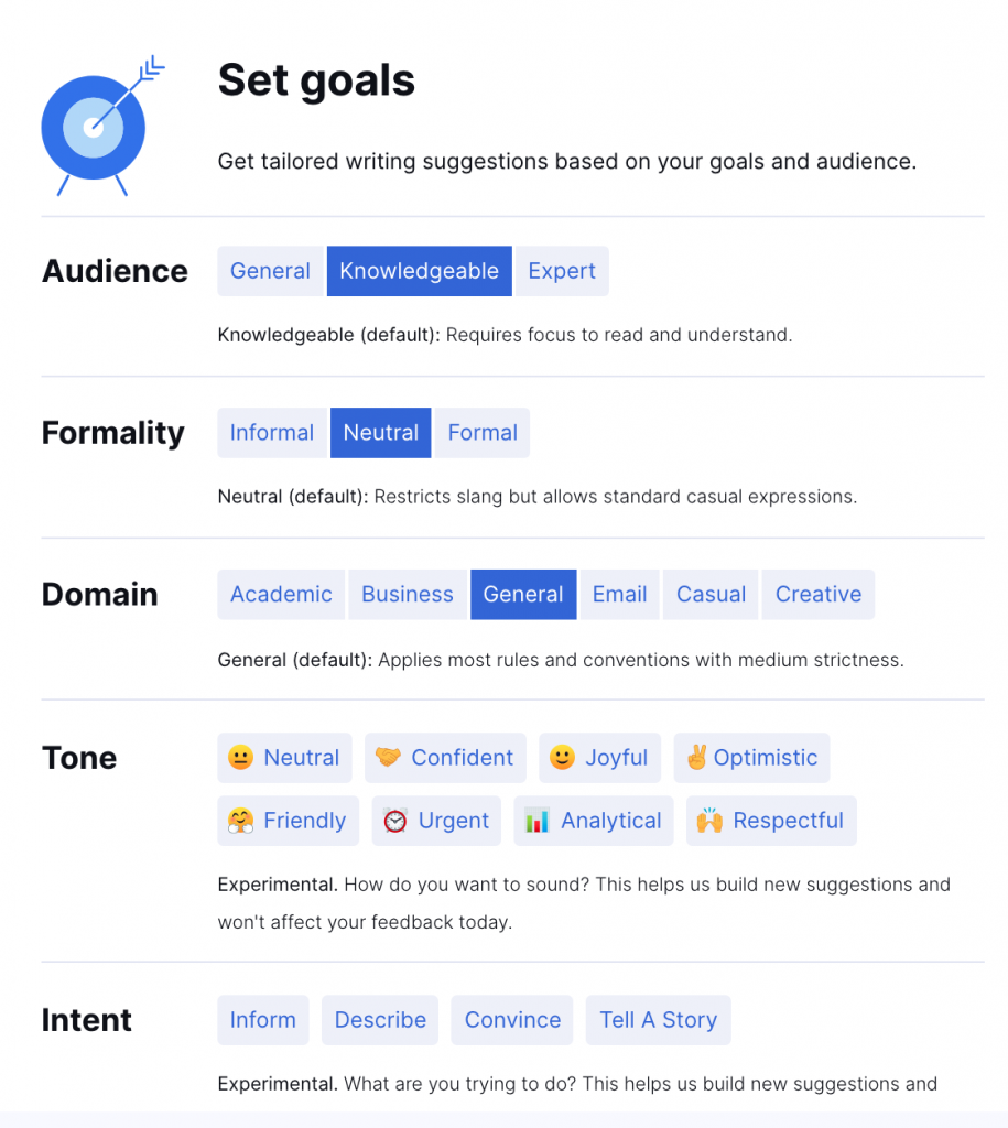 Grammarly tool for freelancer