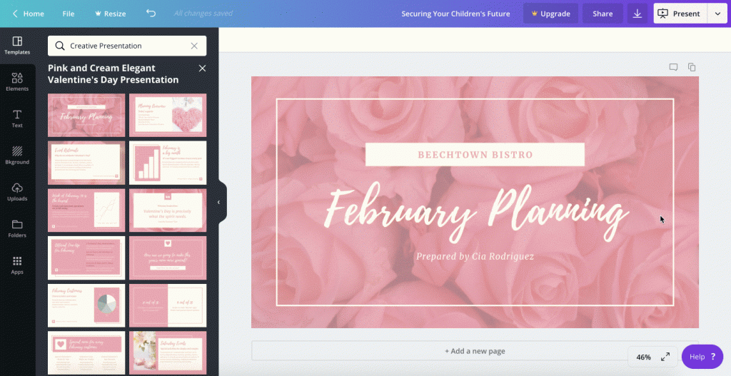 Canva Review Template Pictures