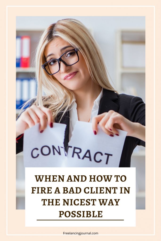 Fire a Bad Client In The Nicest Way Possible