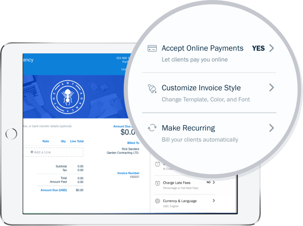 Payments freshbooks